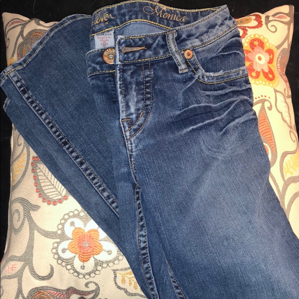 Silver Monica skinny jeans
